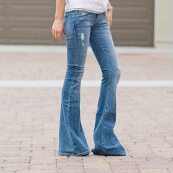 low bell jeans